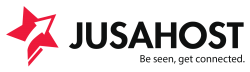 Logo of JUSAHOST, a hosting company