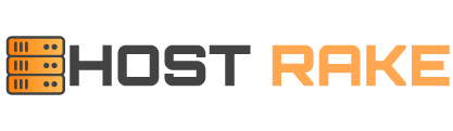 Logo of Hostrake, a hosting company