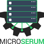 Logo of MicroSerum, a hosting company