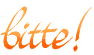 Logo of Bitte!, a hosting company