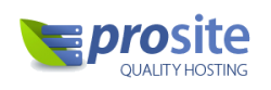 Logo of ProSite, a hosting company