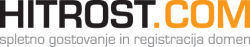 Logo of HITROST.COM d.o.o., a hosting company