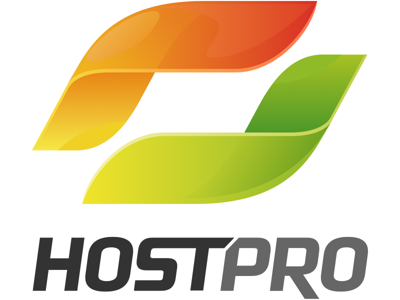 Logo of Hostpro, a hosting company