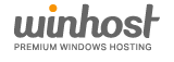 Logo of WinHost, a hosting company