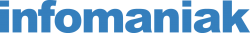 Logo of Infomaniak, a hosting company