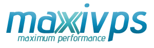 Logo of MaxiVPS, a hosting company