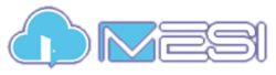 Logo of MESI, a hosting company