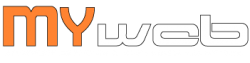 Logo of MYweb, a hosting company