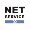 Logo of NET service, a hosting company