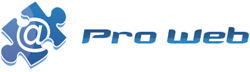 Logo of Pro Web SIA, a hosting company