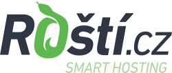 Logo of Roští.cz, a hosting company