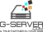 Logo of G-server.com, a hosting company