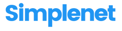 Logo of Simplenet, a hosting company