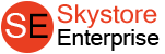 Logo of SkyStore, a hosting company