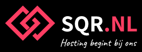 Logo of SQR, a hosting company