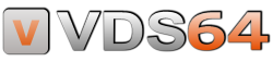 logo of VDS64 hosting