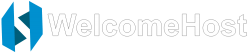 Logo of WelcomeHost, a hosting company