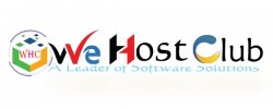 Logo of WehostClub, a hosting company