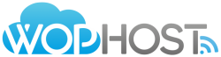 Logo of WopHost, a hosting company