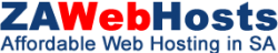 Logo of ZAWebHosts, a hosting company