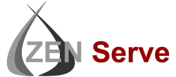 Logo of ZEN Serve, a hosting company