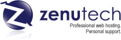 Logo of Zenutech, a hosting company