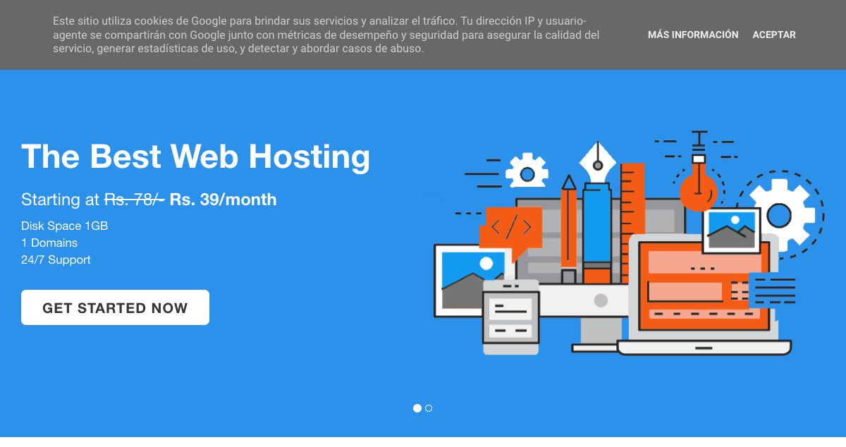 Homepage of Zordo Cloud hosting