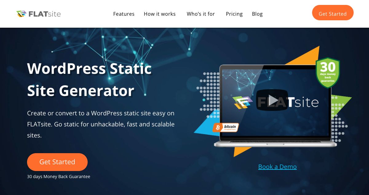 Homepage of FLATsite hosting