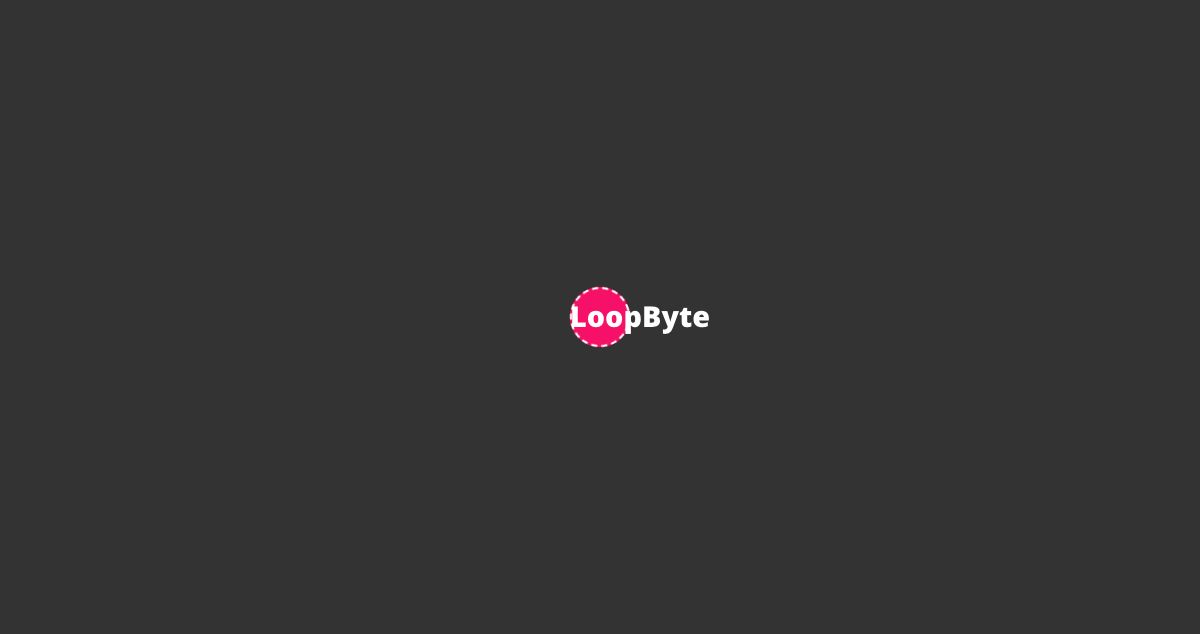 Homepage of LoopByte.com hosting