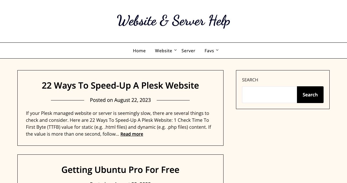 Homepage of Unlimited Web Space hosting