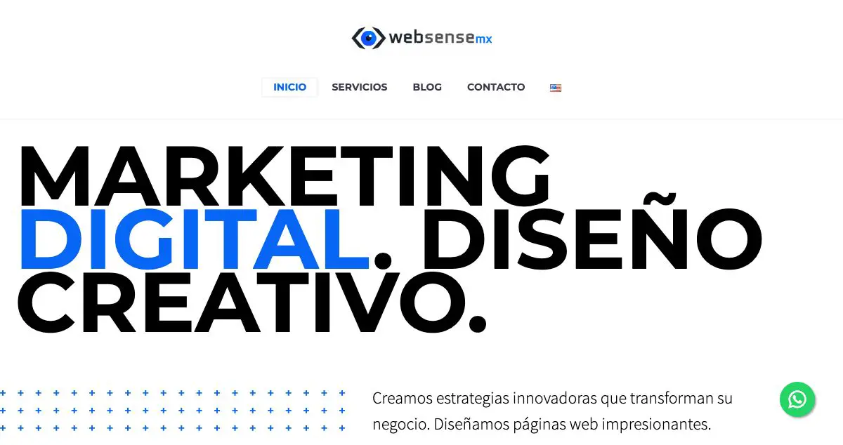 Homepage of Websense MX hosting