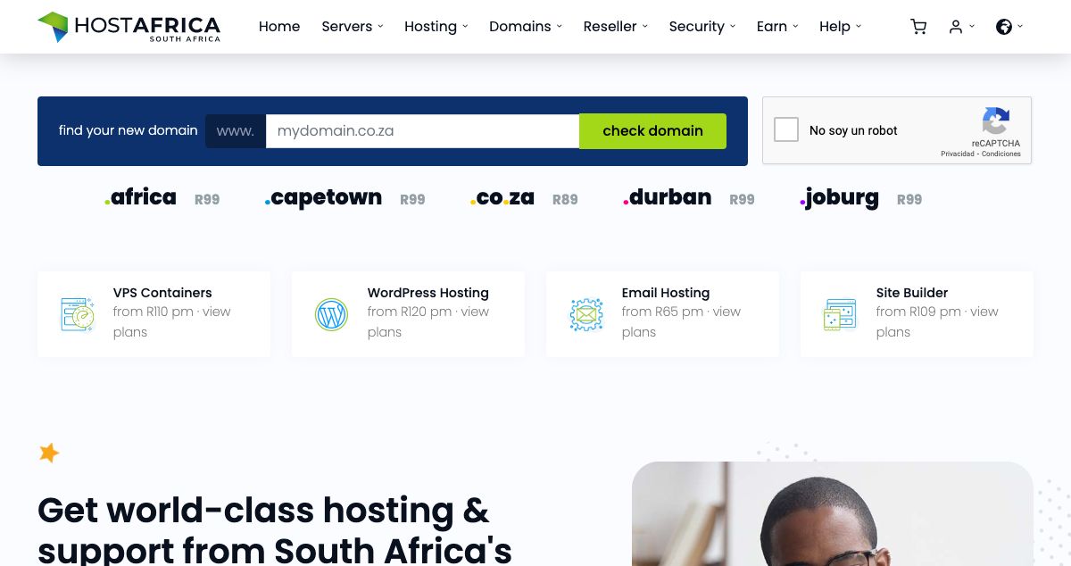 Homepage of Circle hosting