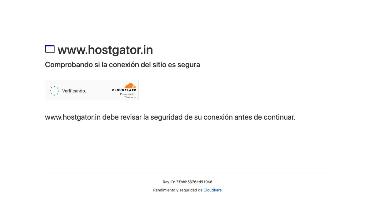 Homepage of HostGator hosting