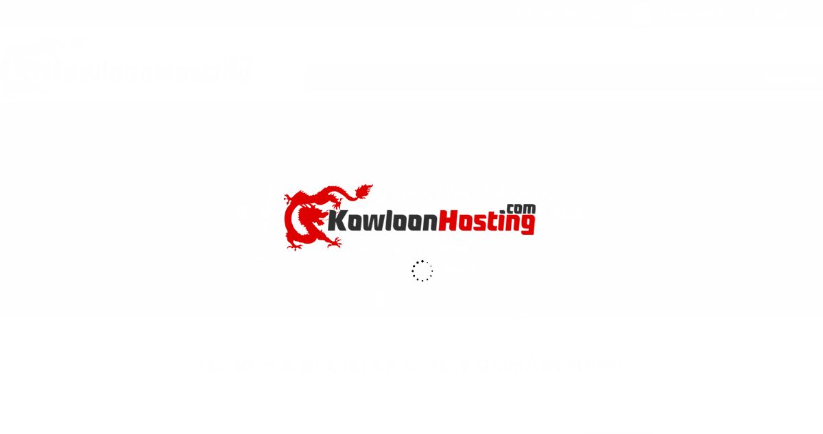 Homepage of KowloonHosting hosting