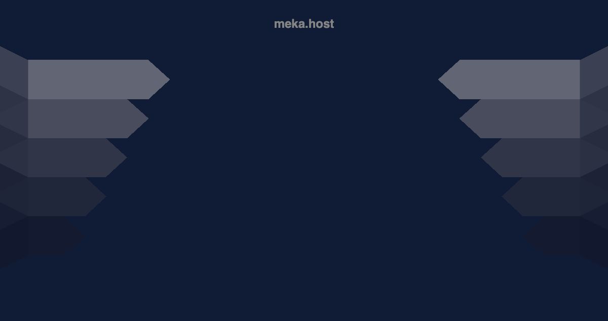 Homepage of Meka Host hosting