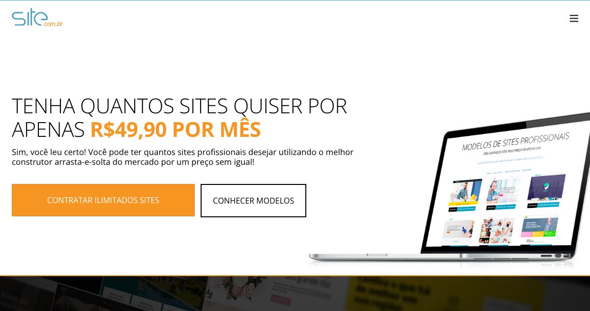 Homepage of Site.com.br hosting