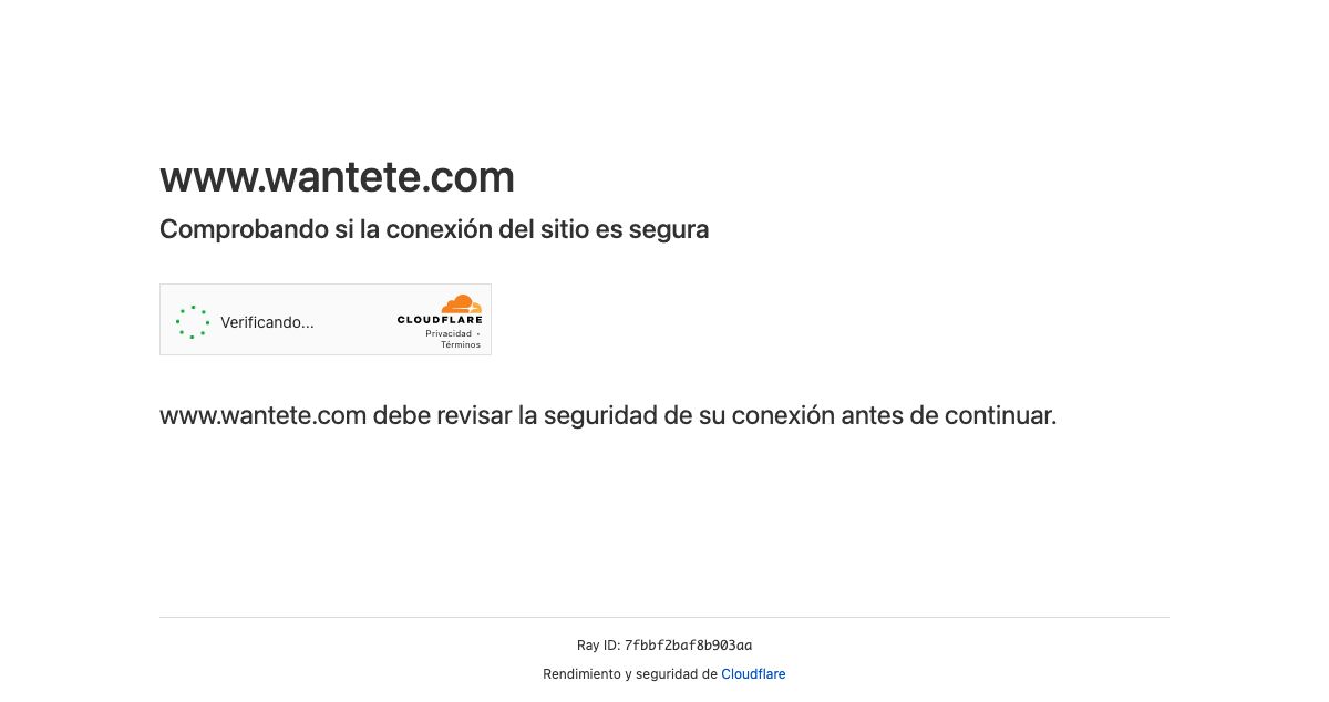 Homepage of WANTETE hosting