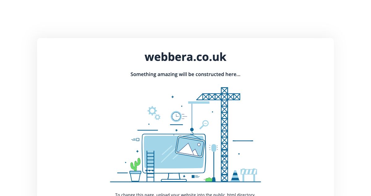 Homepage of Webbera hosting