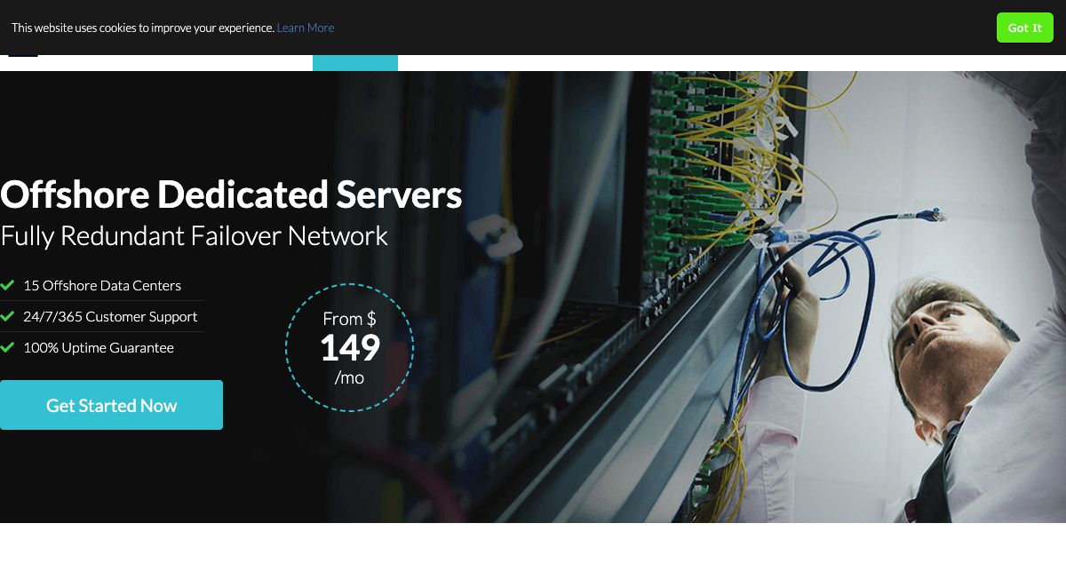 Homepage of Zak Servers hosting