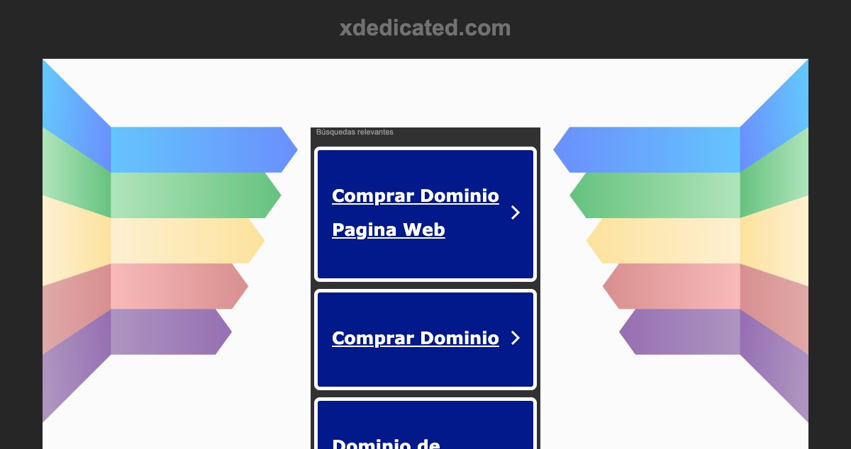 Homepage of XDedicated hosting